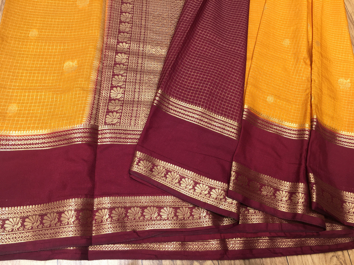 Semi Mysore Crape Silk