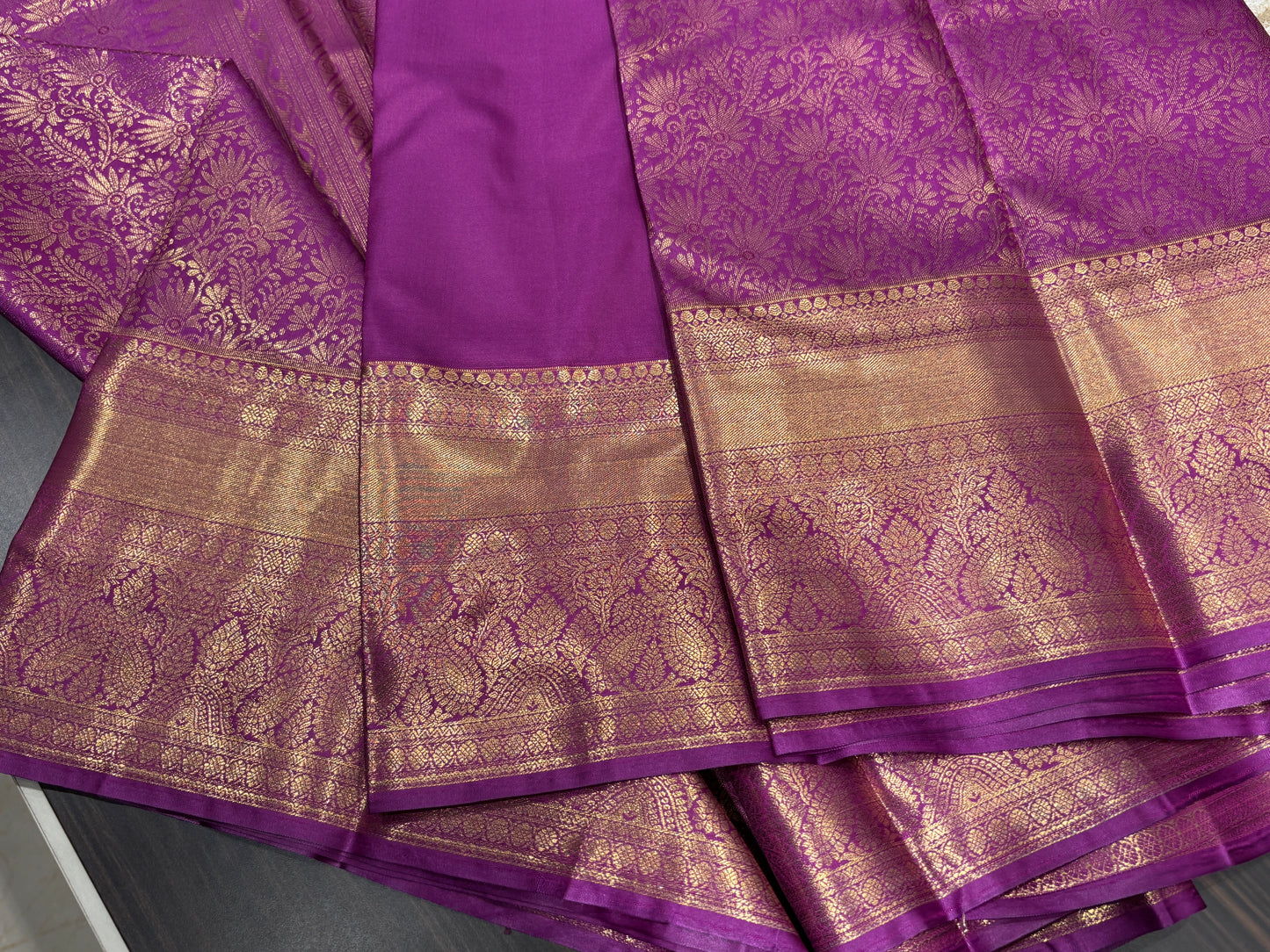 Semi Kanchipuram silk