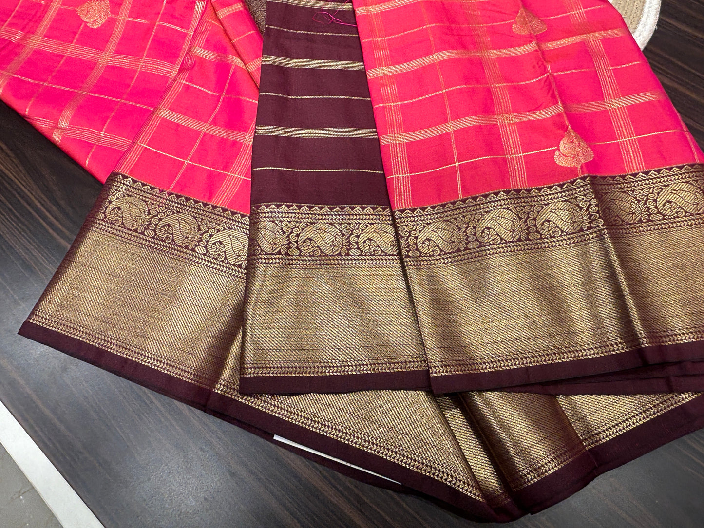 Semi Kanchipuram silk