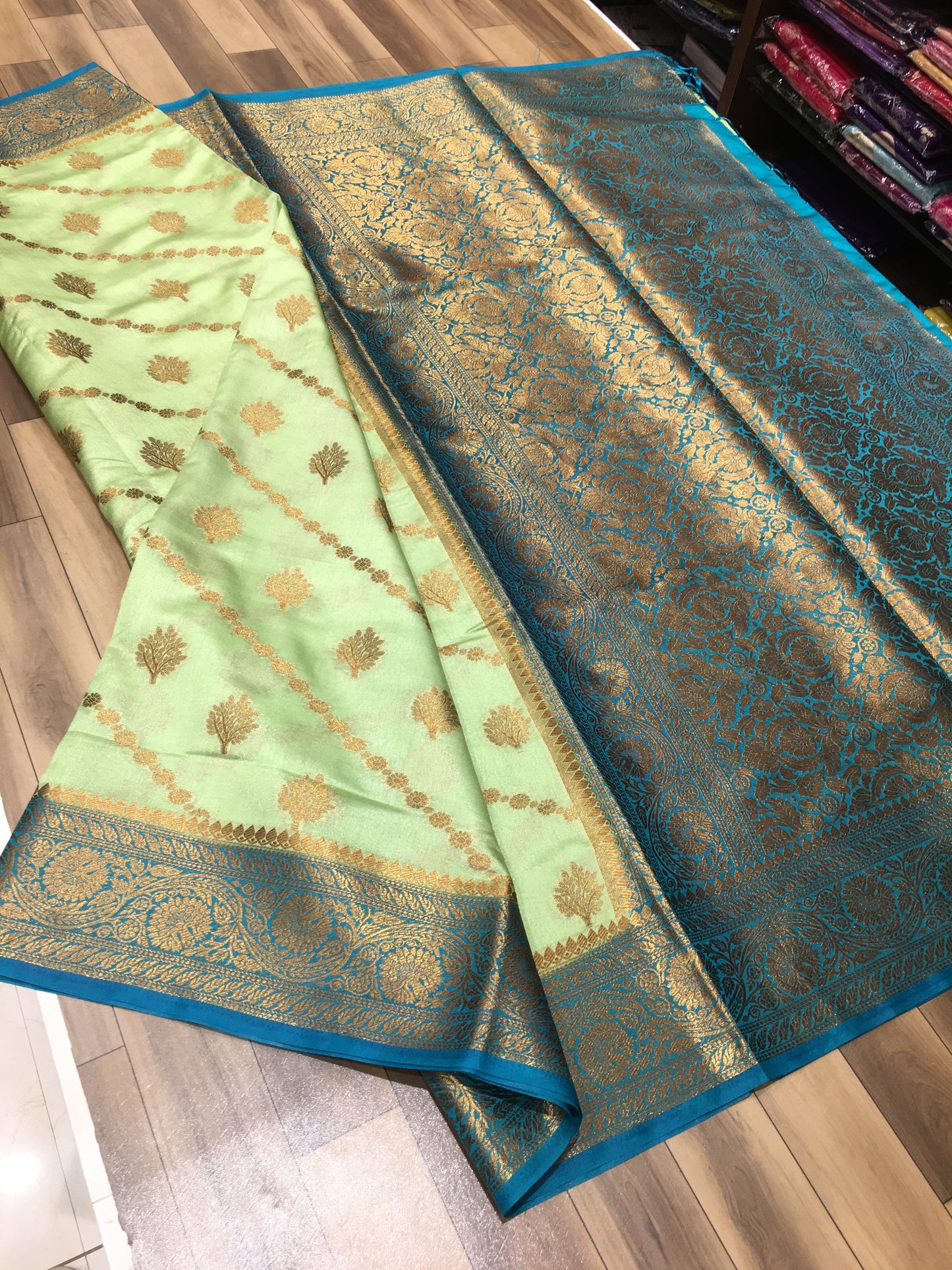 Raw silk saree