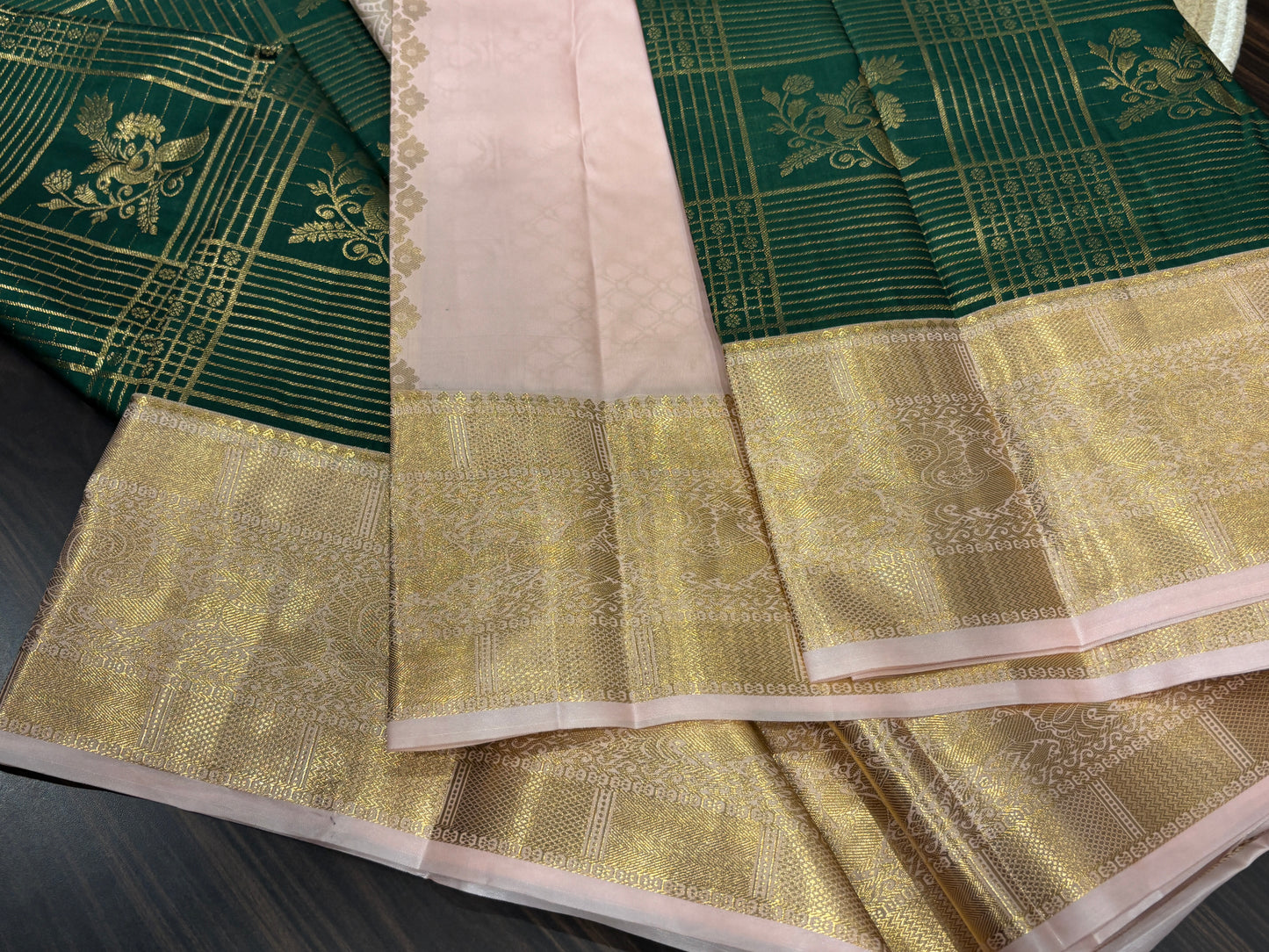 Semi Kanchipuram silk