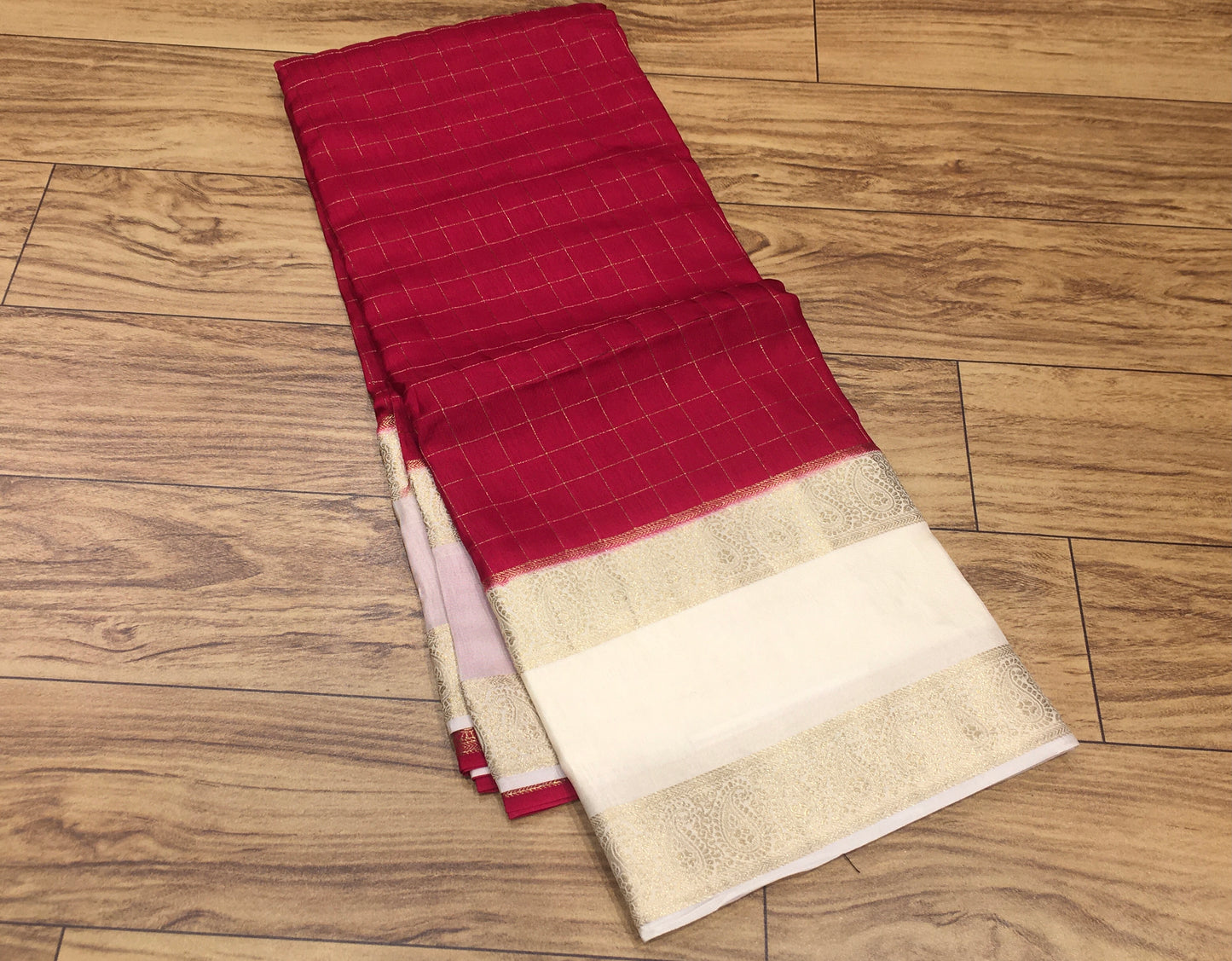 Moonga Crape Saree