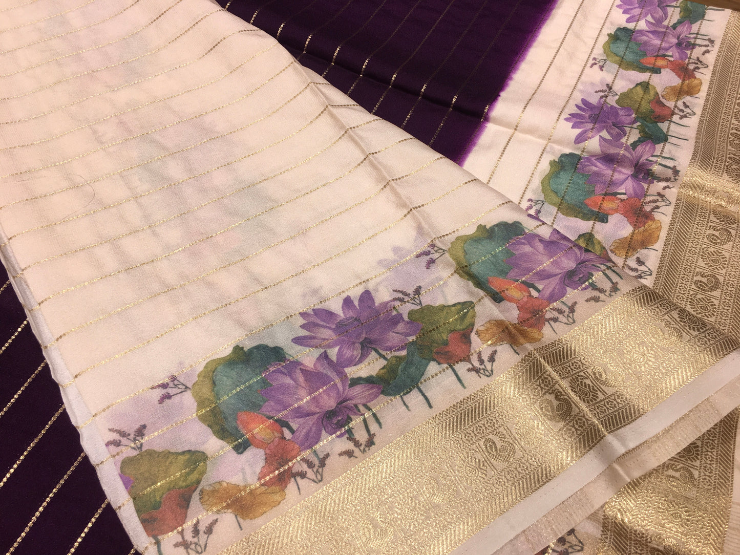 Semi Mysore Crape Silk