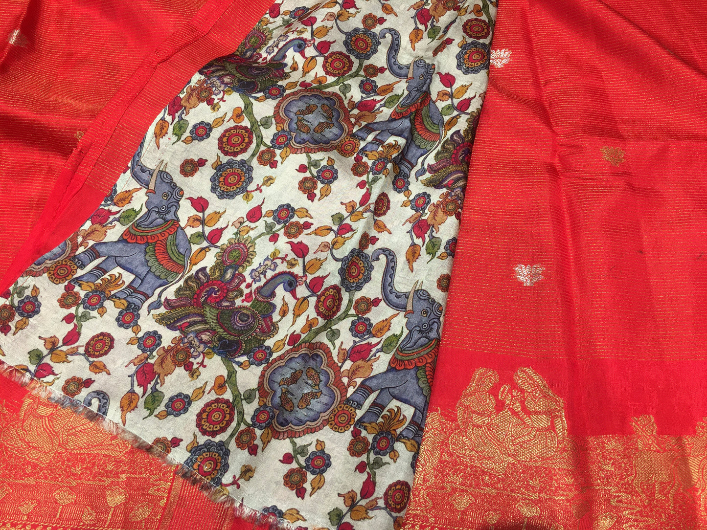 Moonga Crape Saree