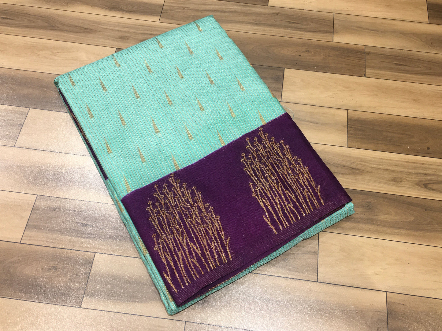 Dupion silk saree