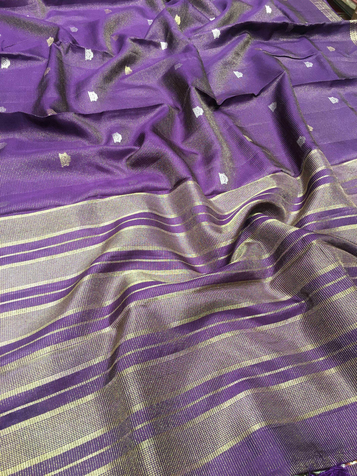 Moonga Crape Saree