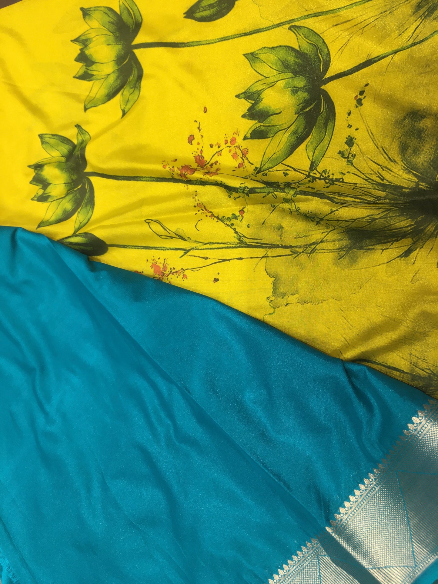 Semi Mysore Crape Silk