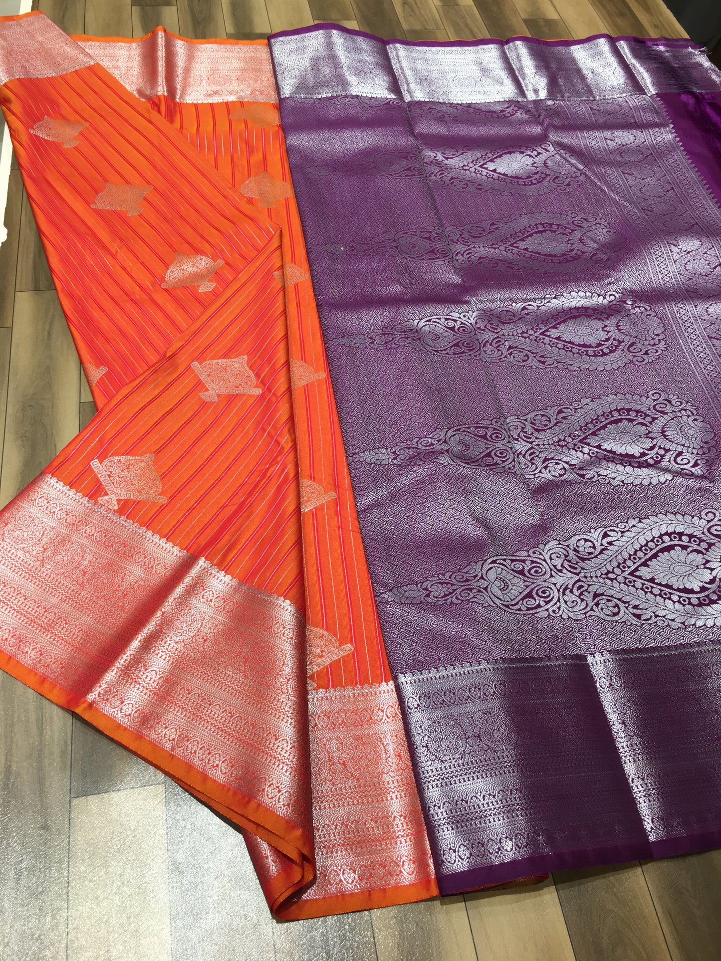 Semi Kanchipuram silk