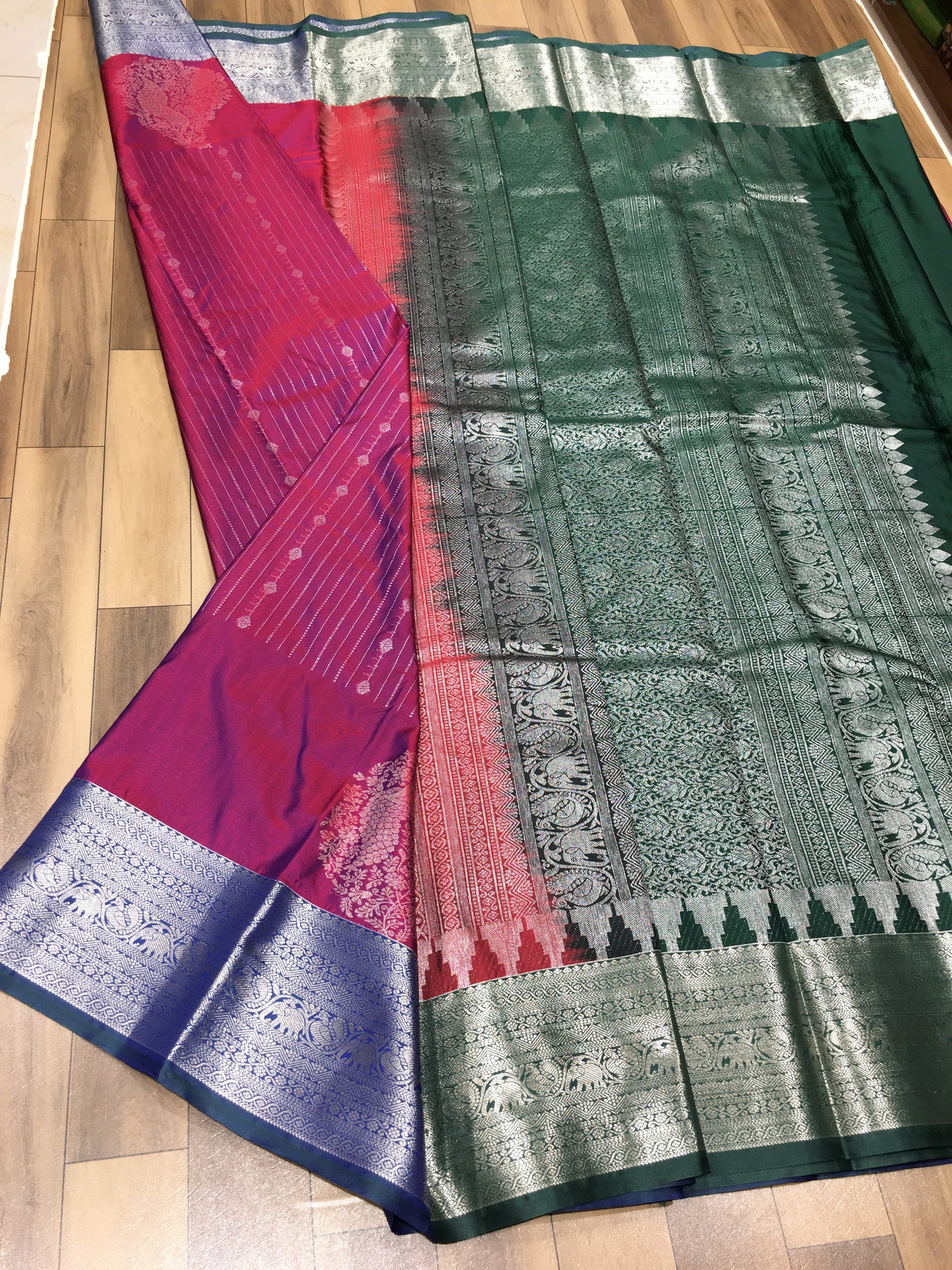 Semi Kanchipuram silk