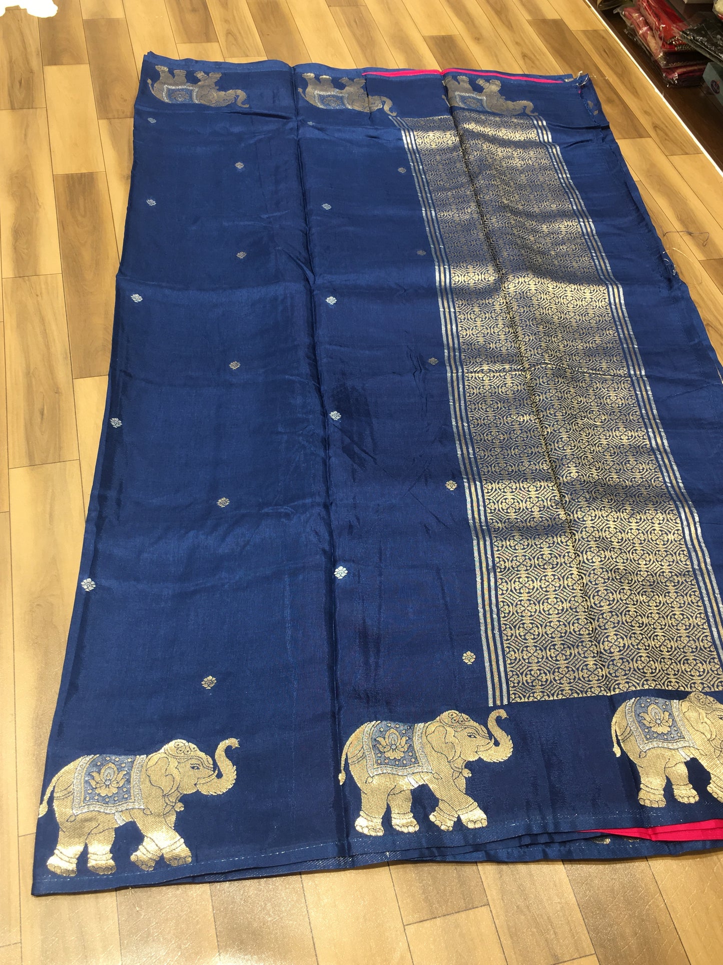 Crape silk saree