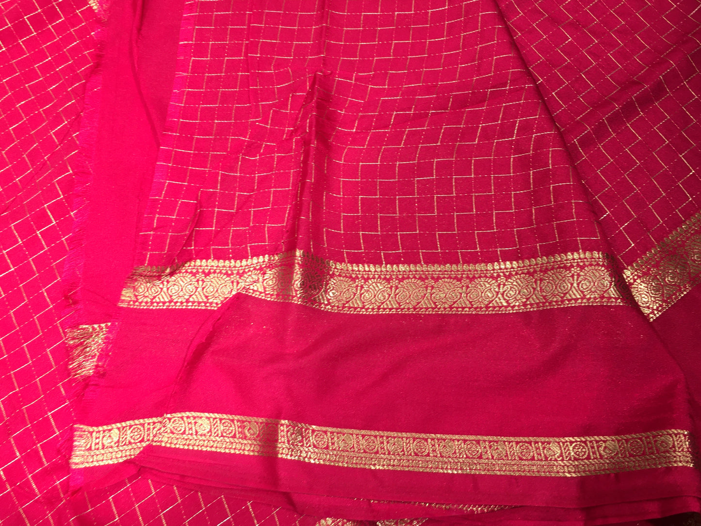 Mysore crape saree