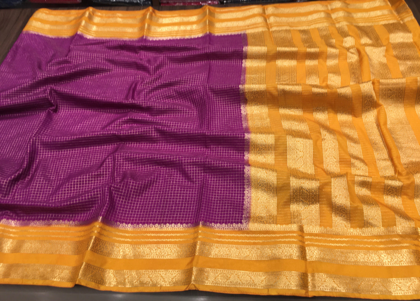 Semi Mysore Crape Silk