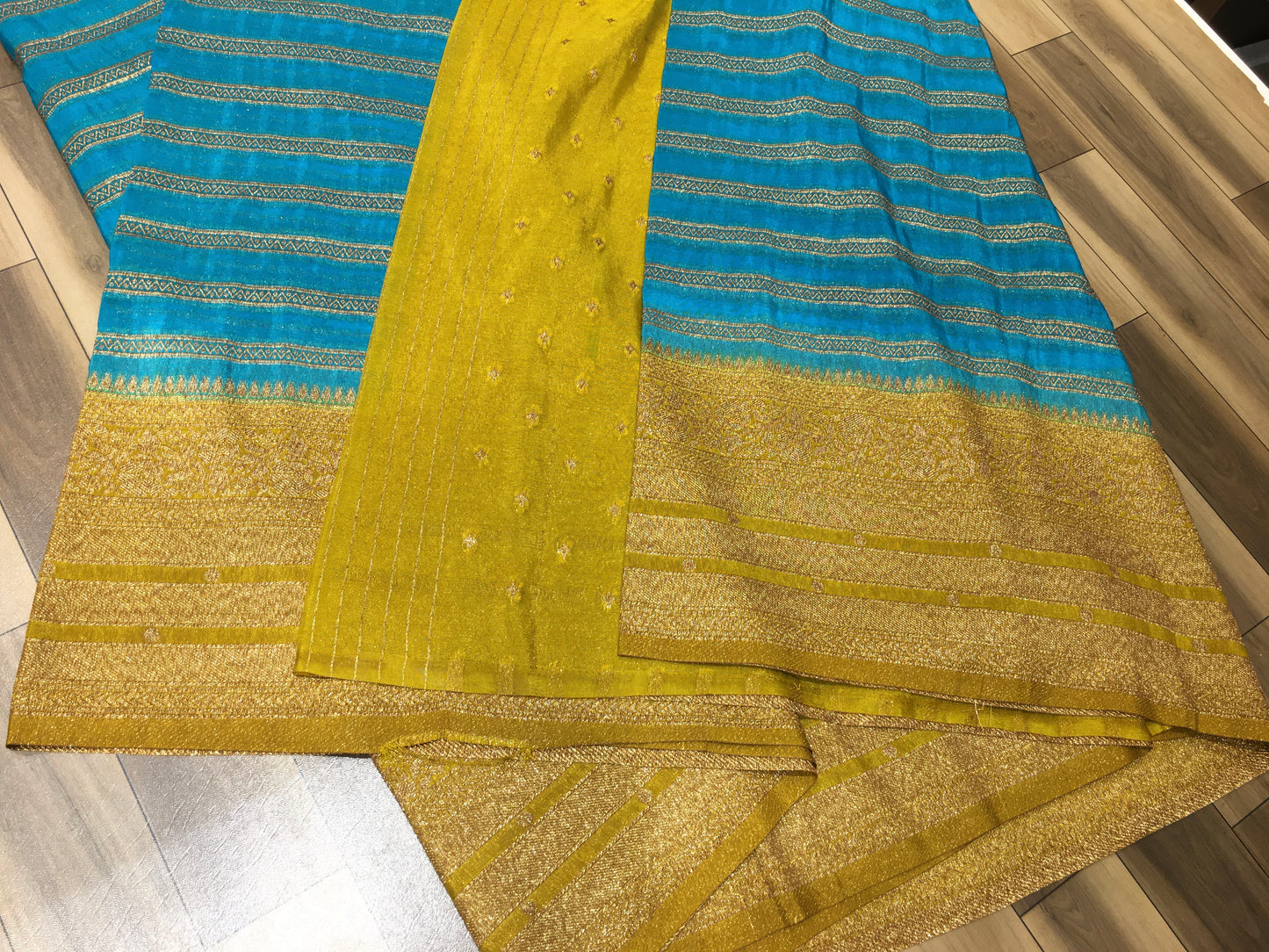 Dupion silk saree
