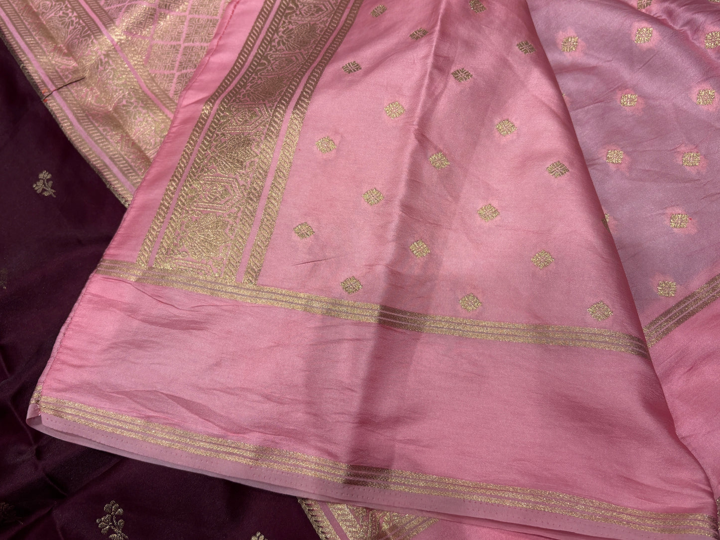 Soft crape saree