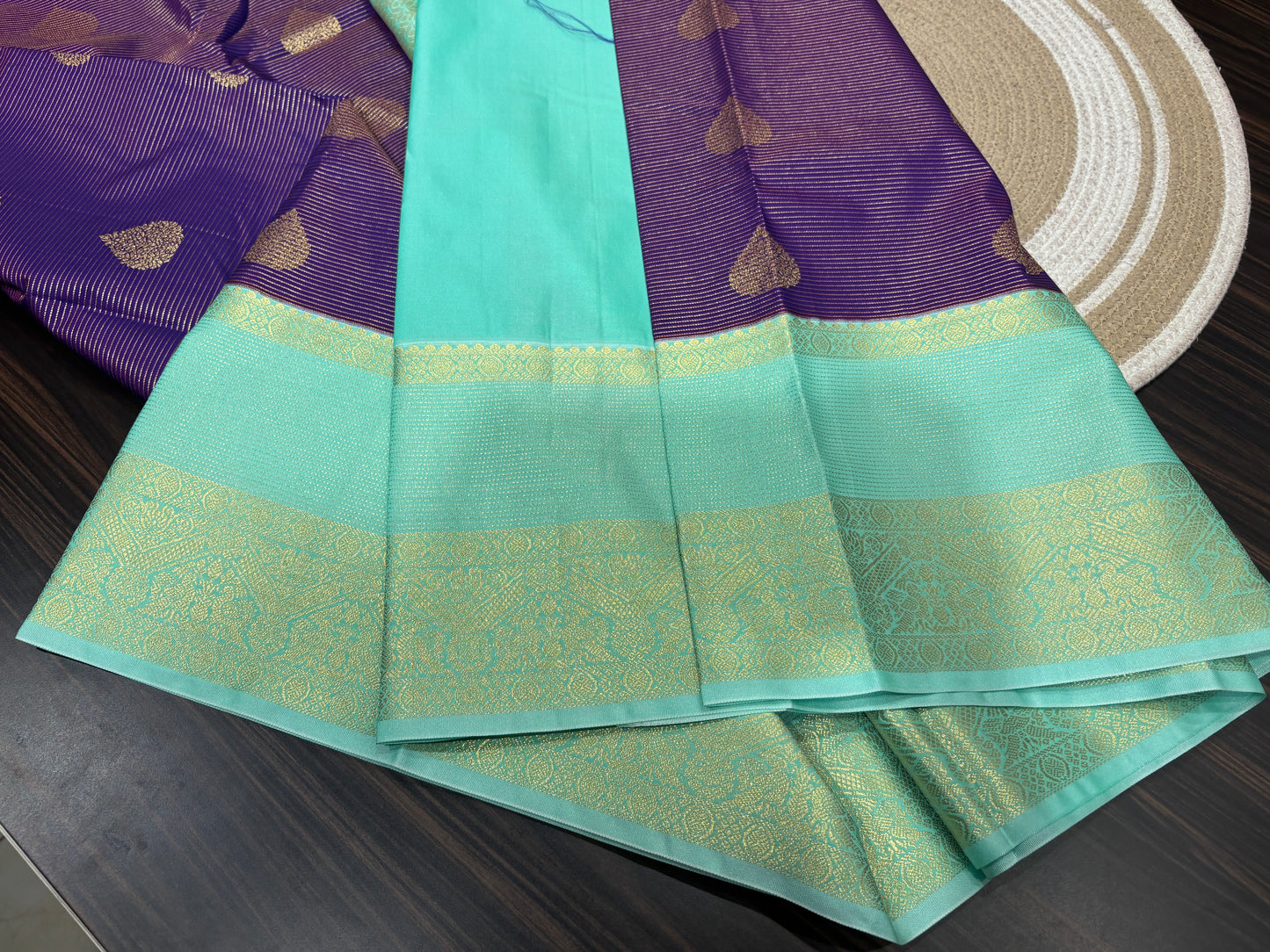 Semi Kanchipuram silk