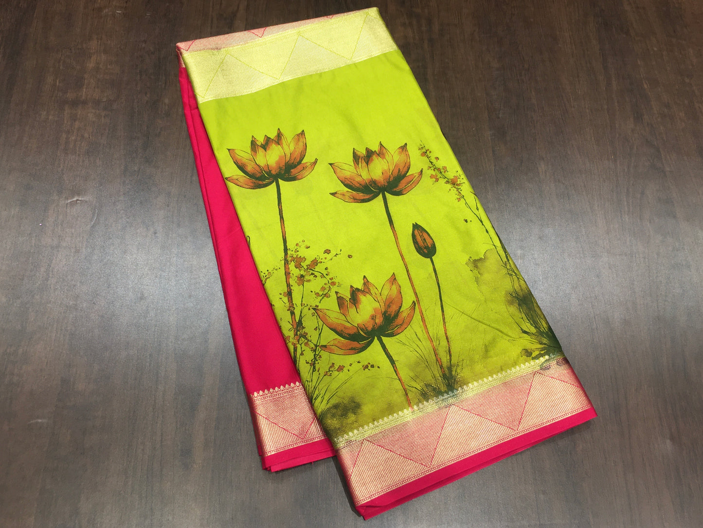 Semi Mysore Crape Silk