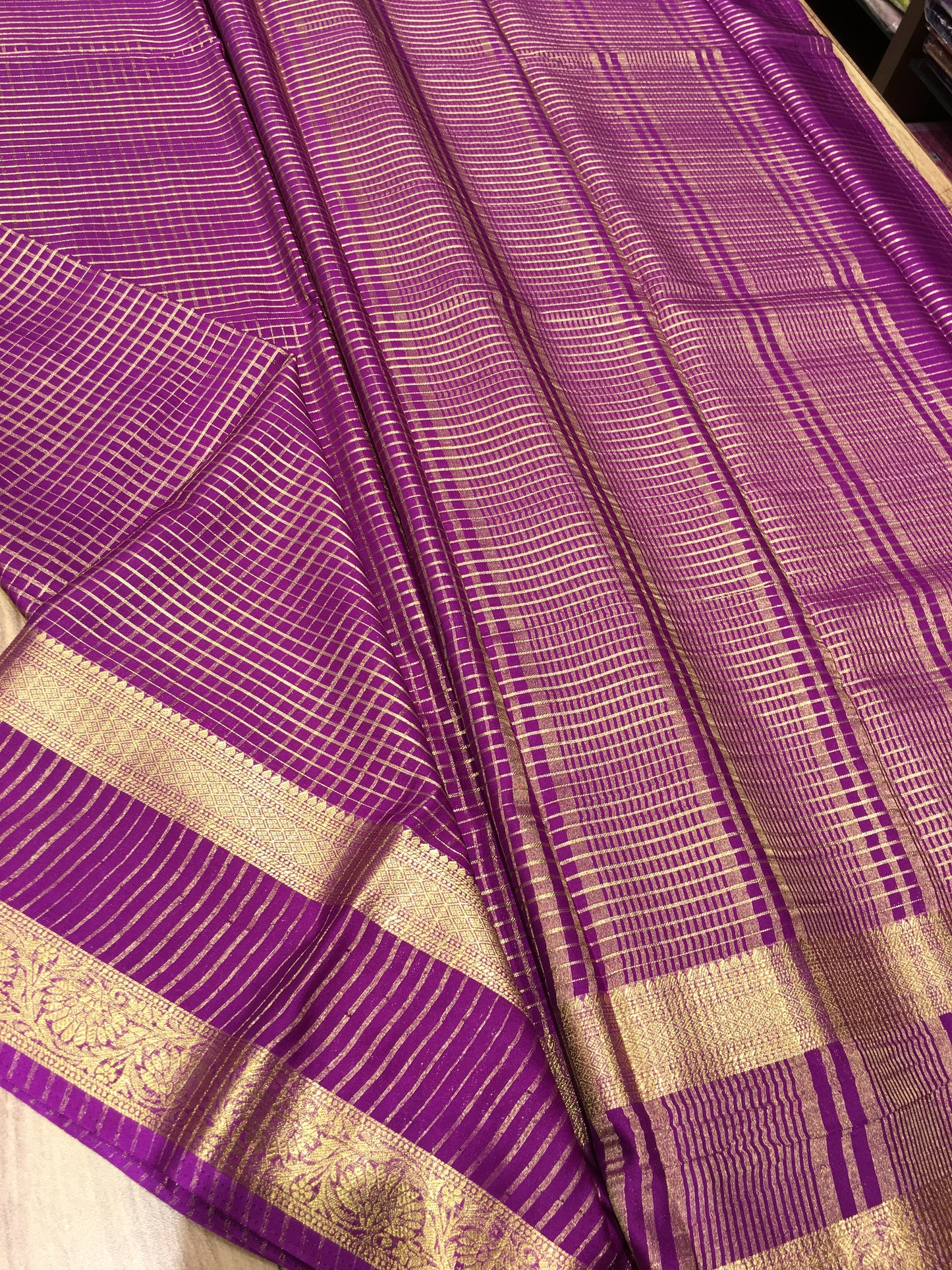 Semi Mysore Crape Silk