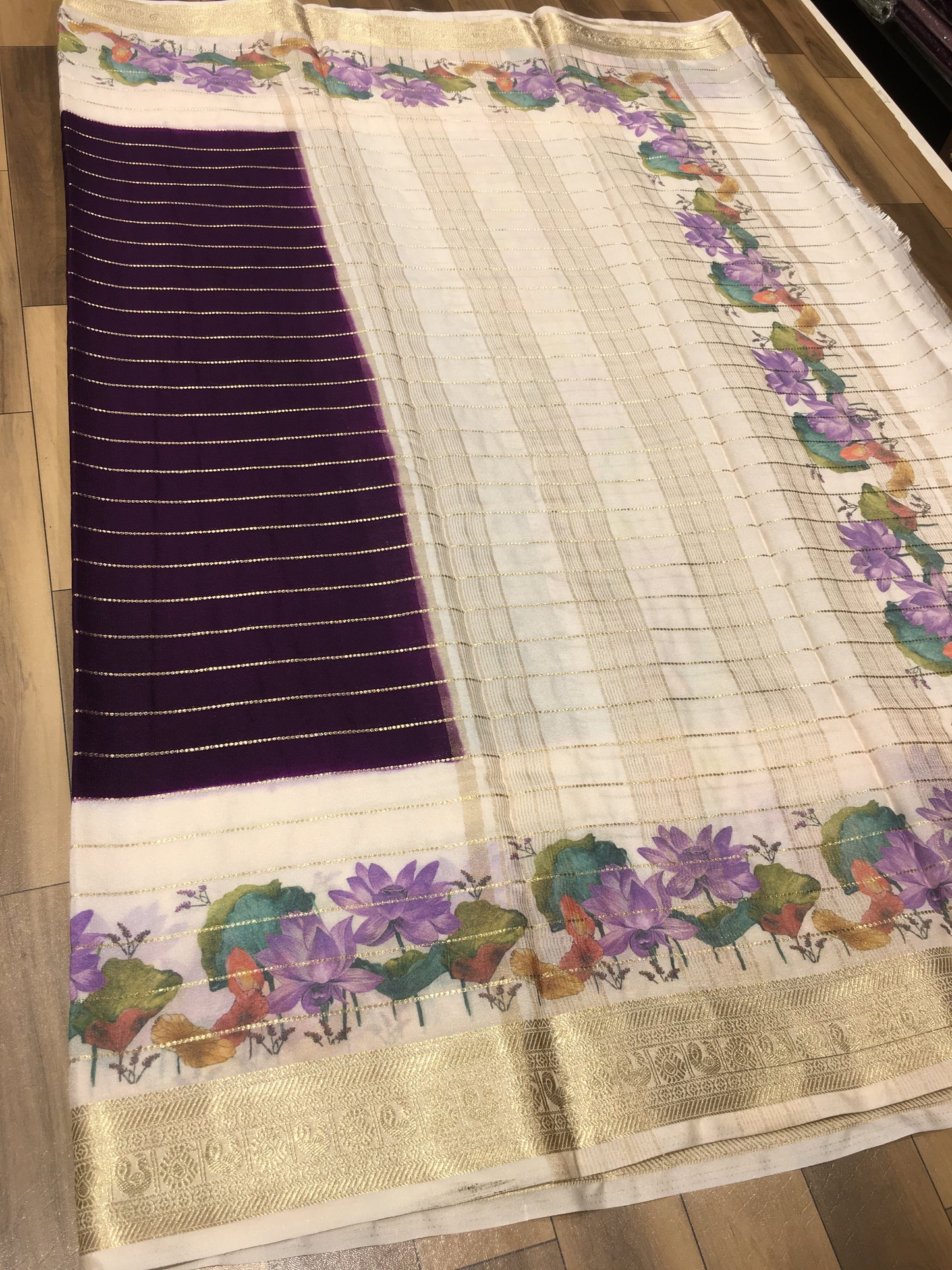 Semi Mysore Crape Silk