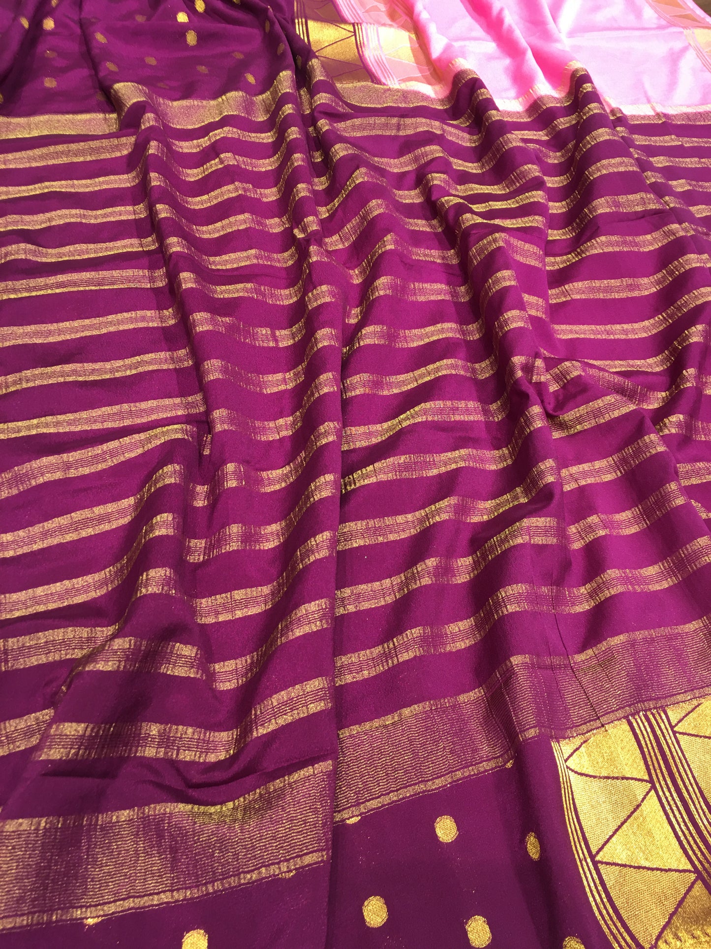 Semi Mysore Crape Silk