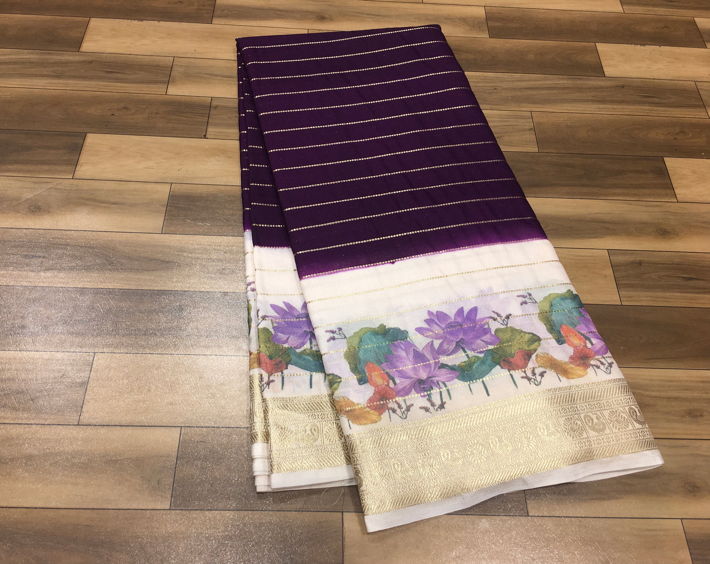 Semi Mysore Crape Silk