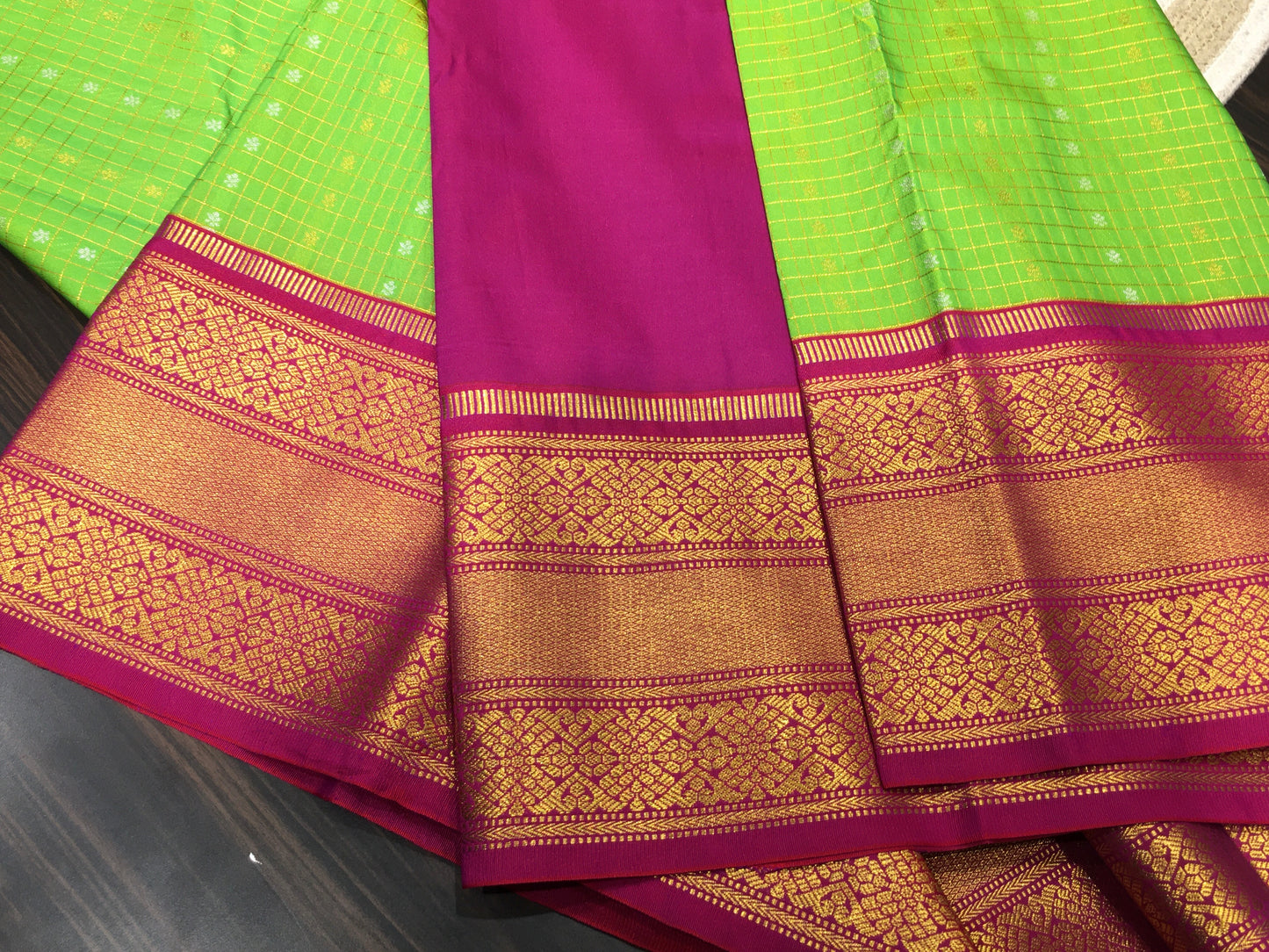 Semi Kanchipuram silk