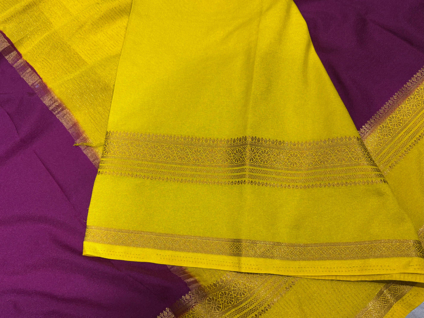 Semi Mysore crape