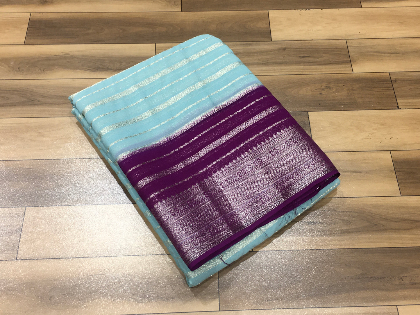 Chiffon crepe Saree