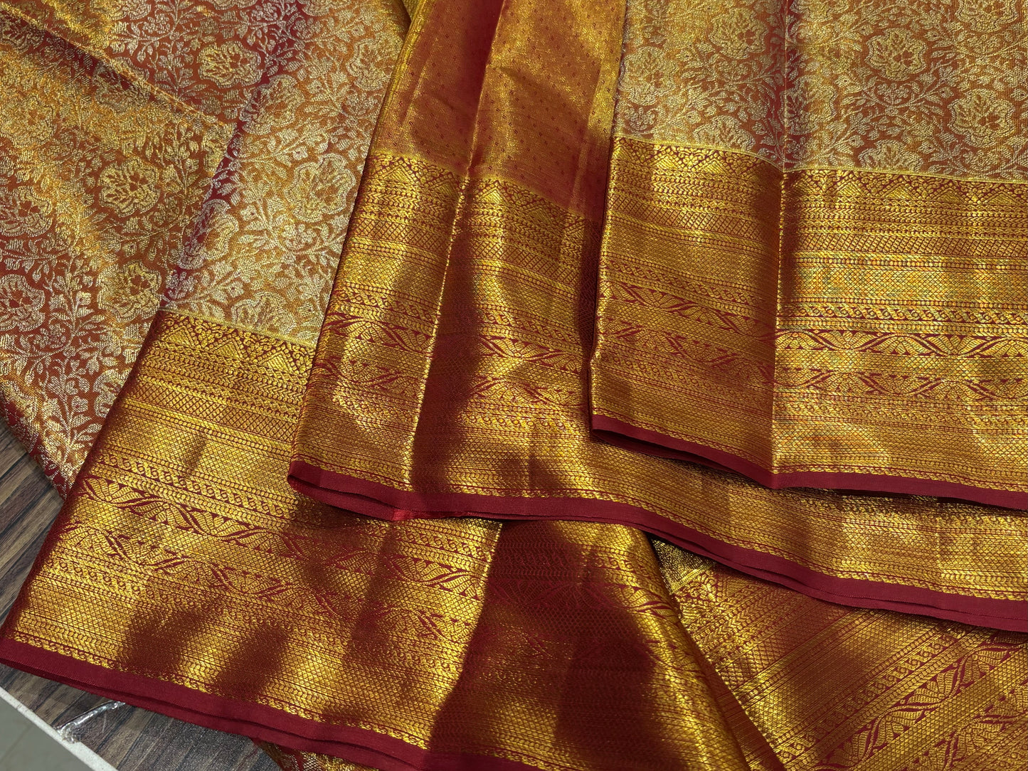 Pure Kanchipuram Broced Silk
