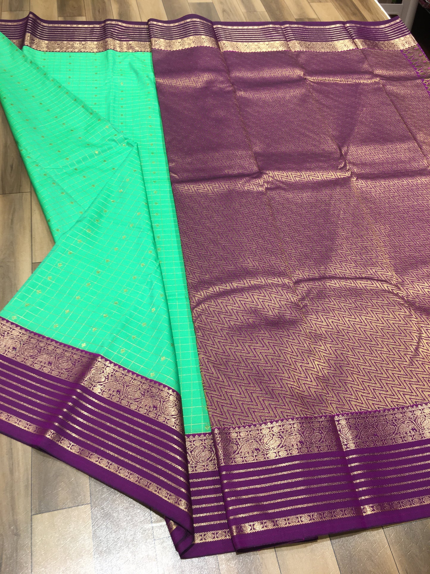 Semi Kanchipuram silk