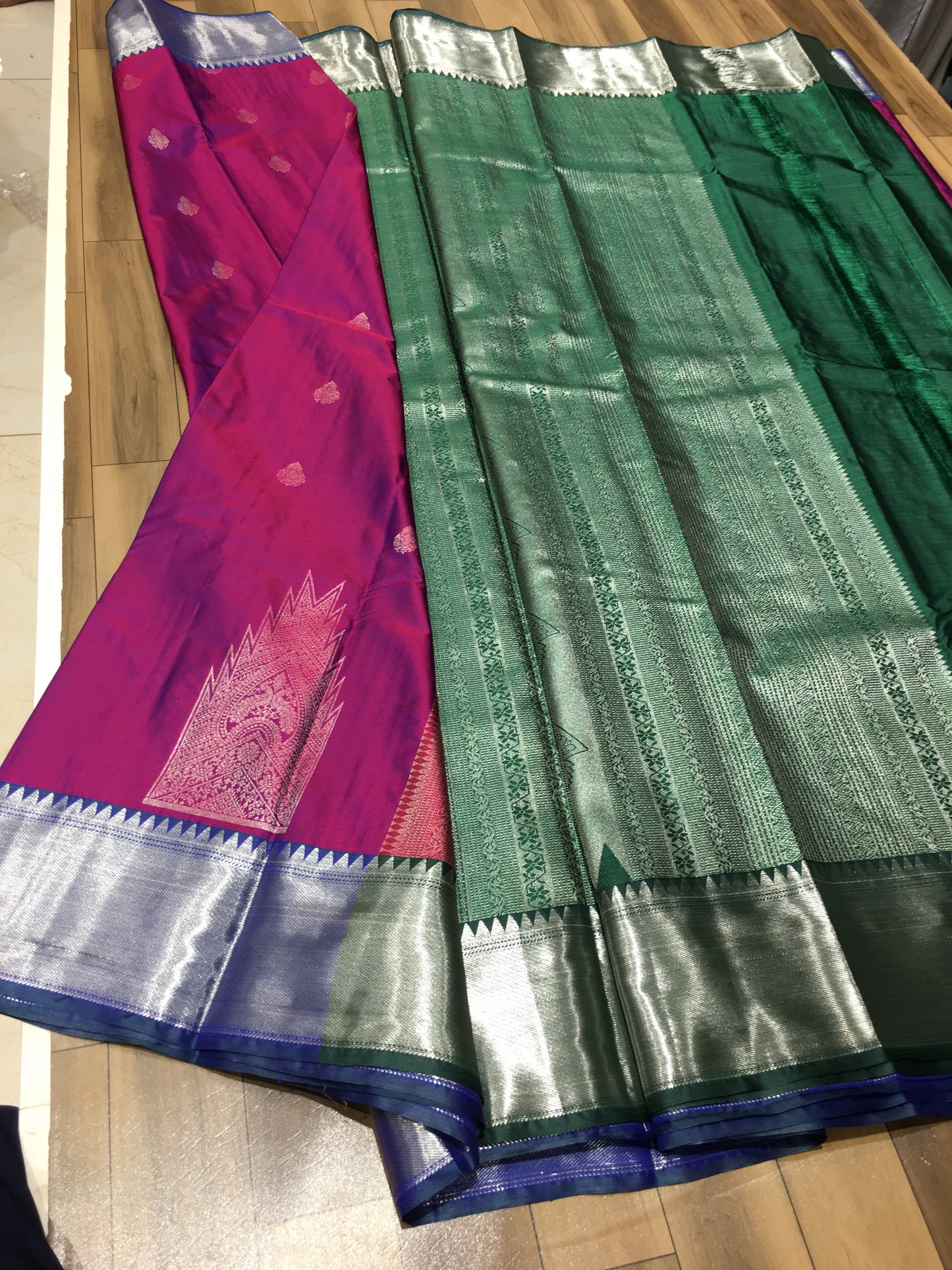 Semi Kanchipuram silk