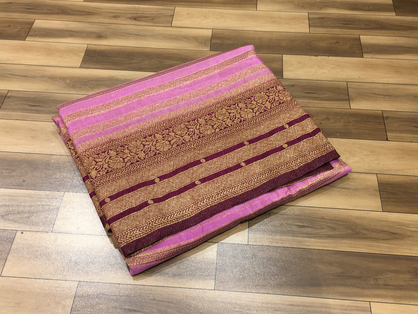 Dupion silk saree