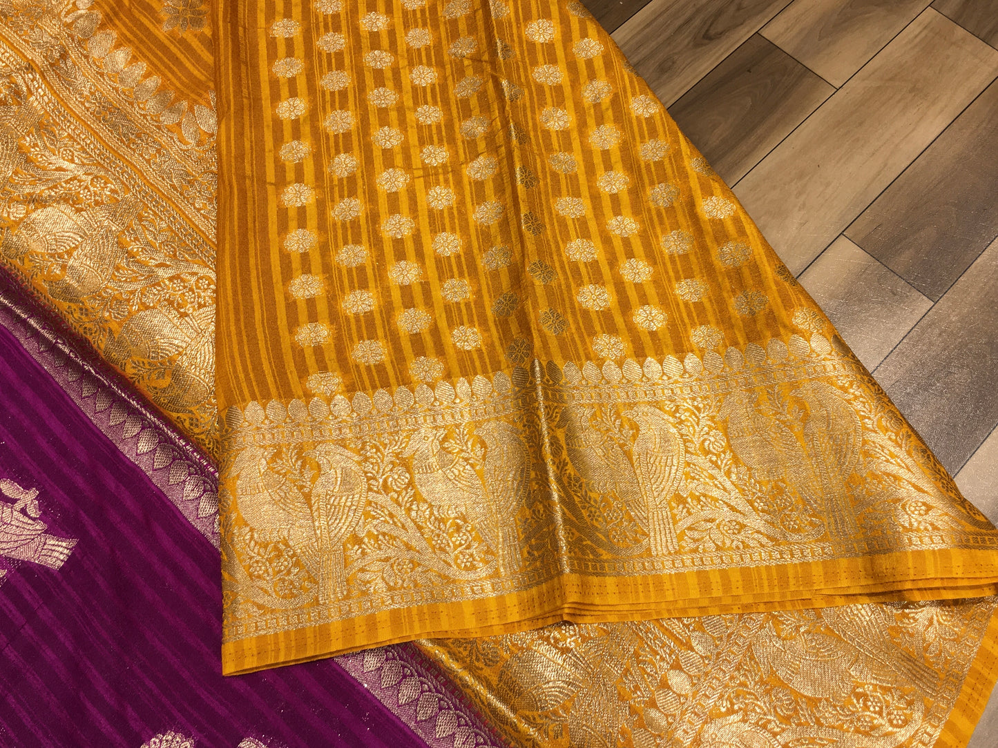 Raw silk saree