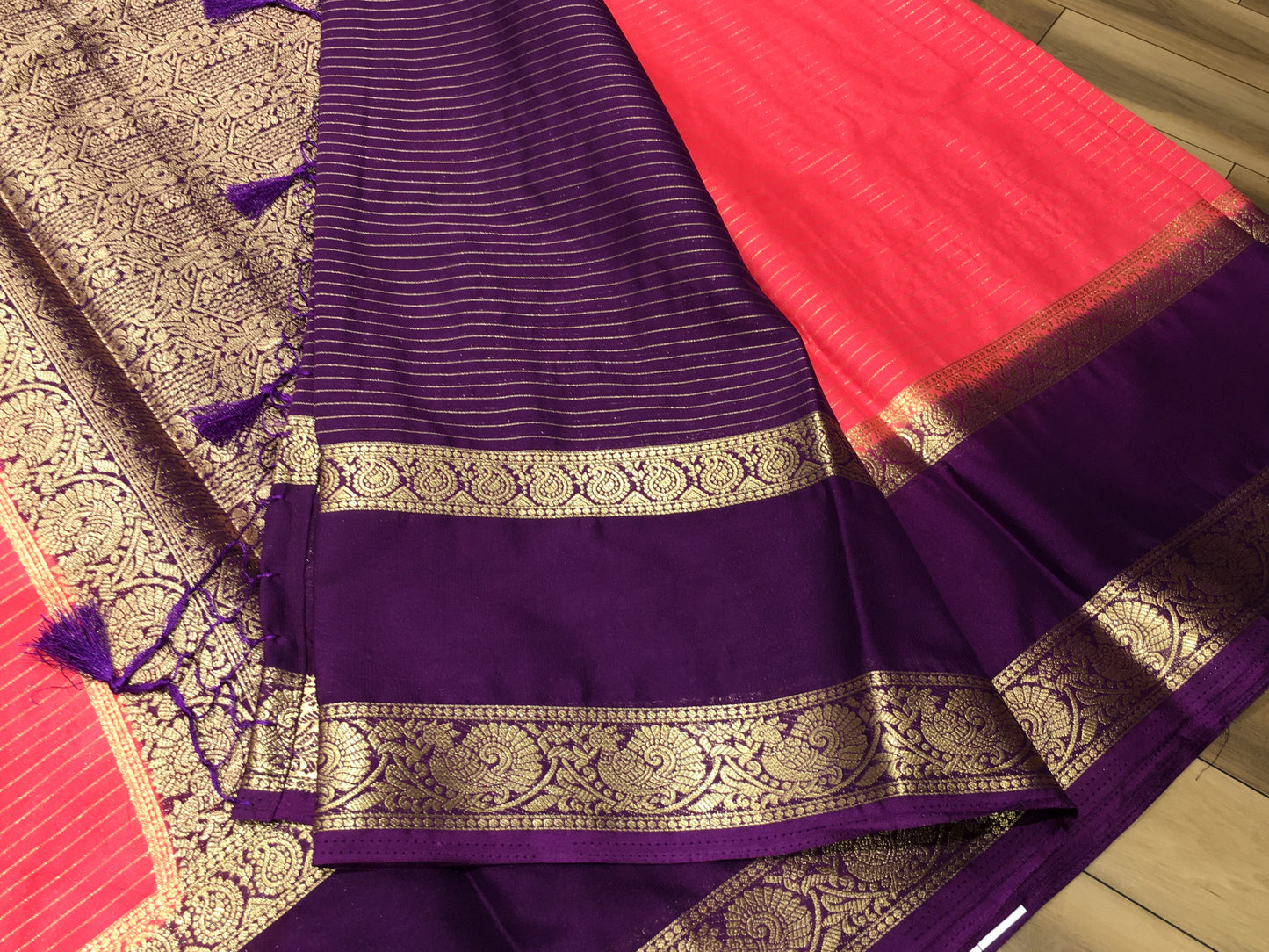 Semi Mysore crape silk