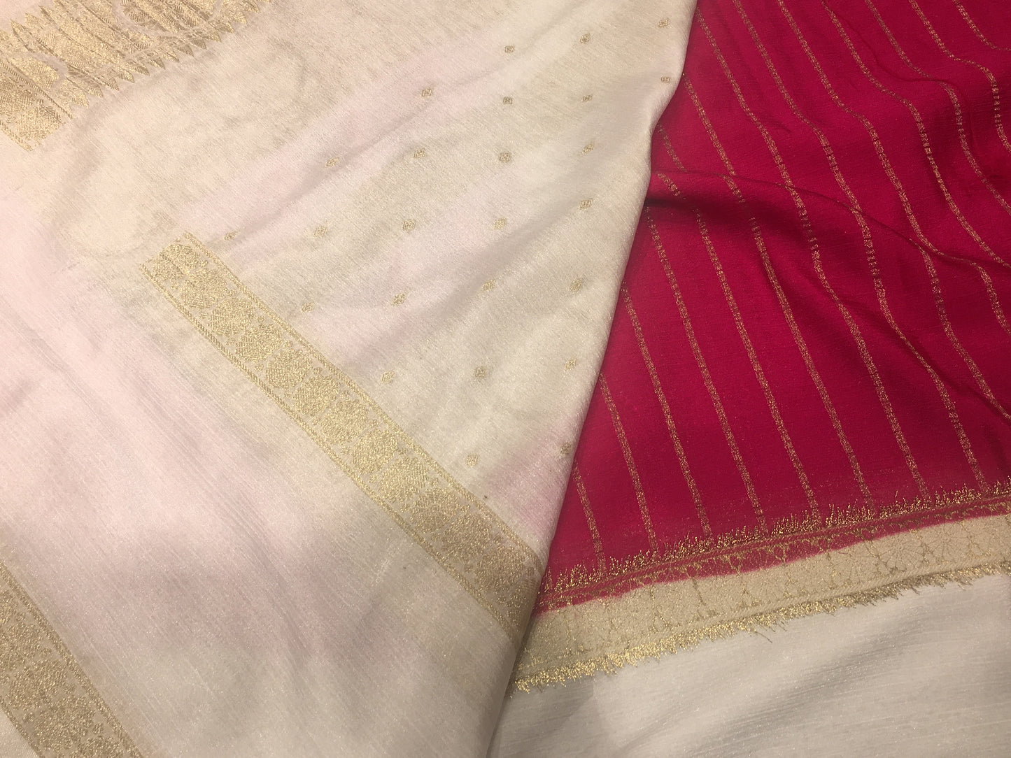 Chiffon crape saree