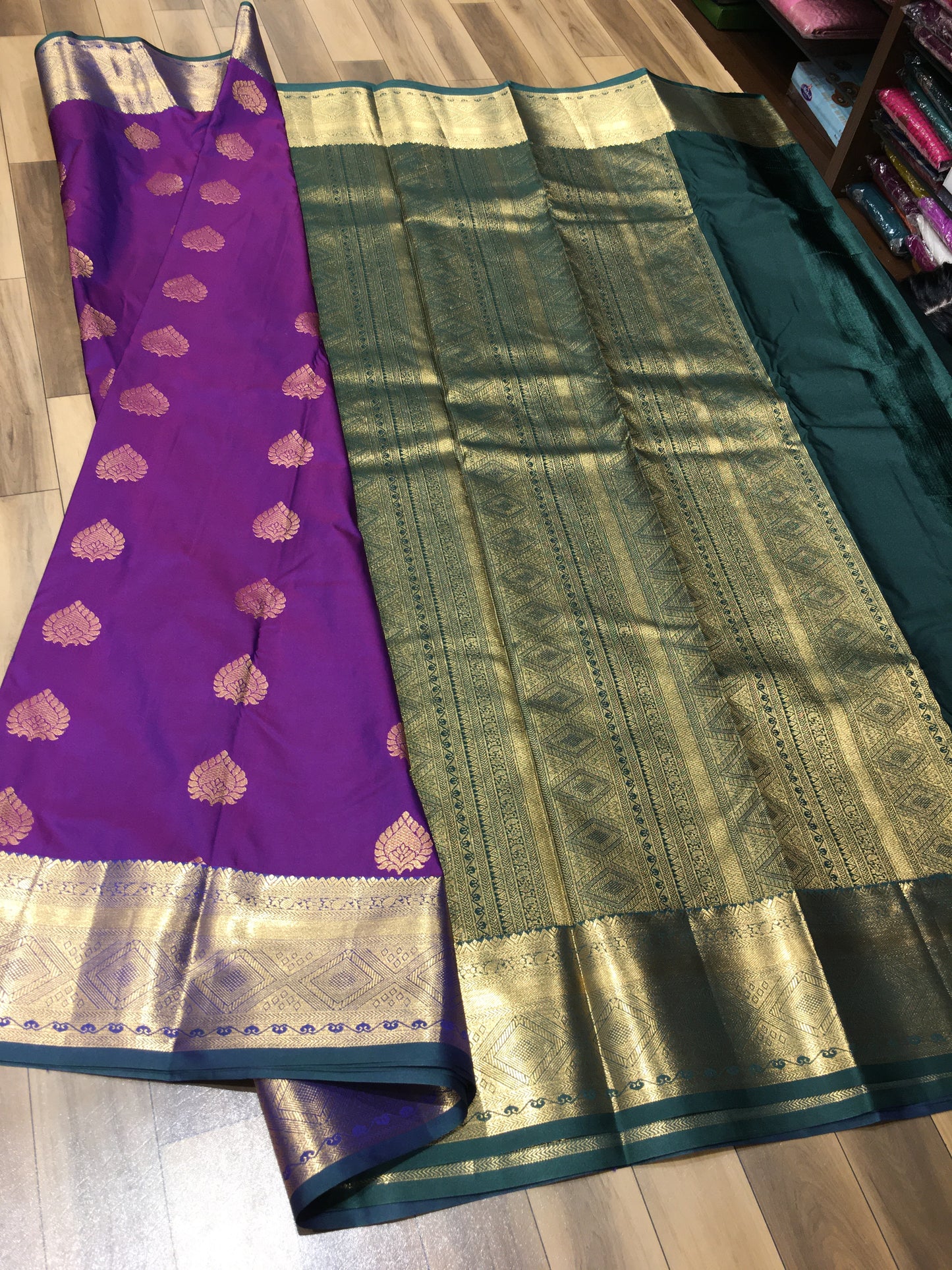 Semi Kanchipuram silk