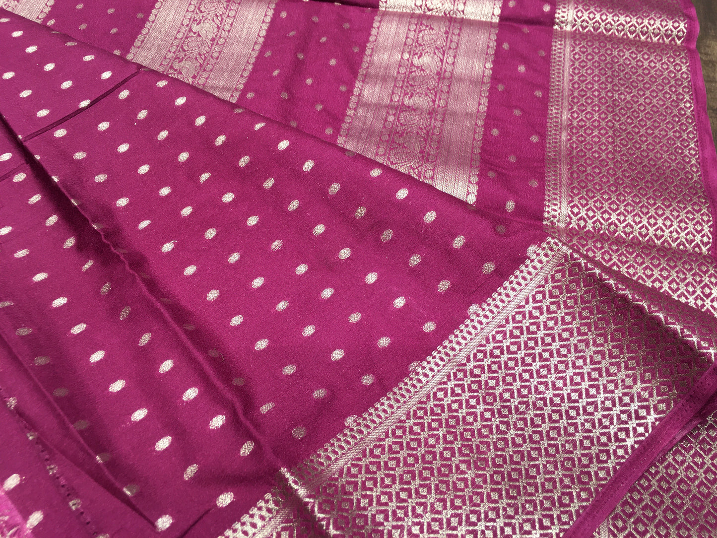 Chiffon Crape Saree