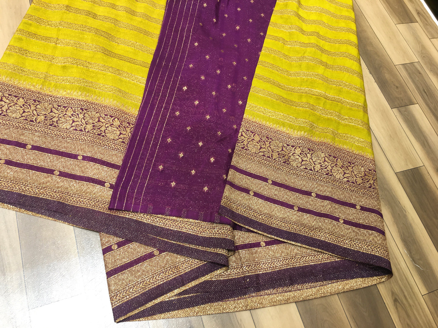 Dupion silk saree