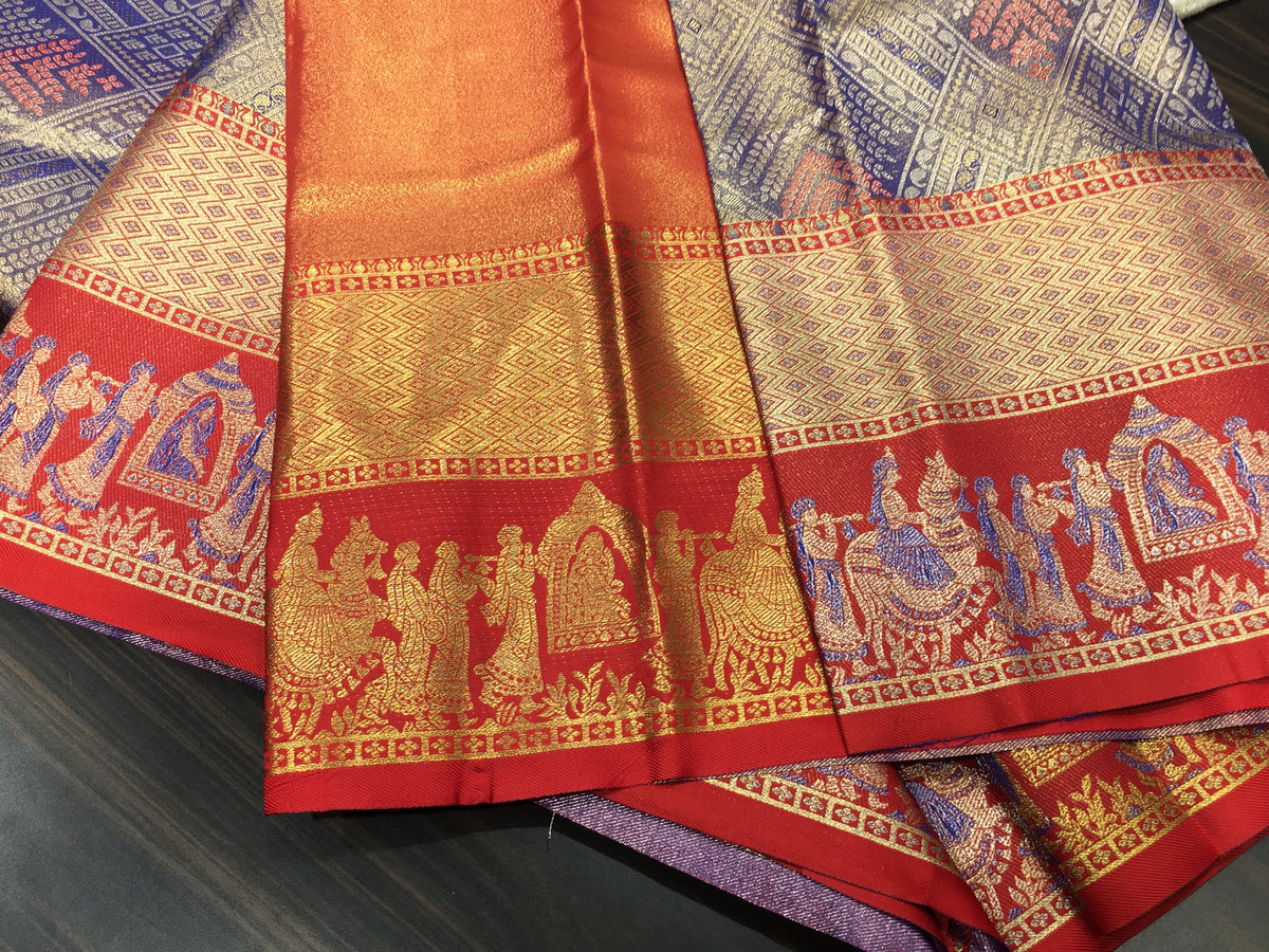 Semi Kanchipuram tissue