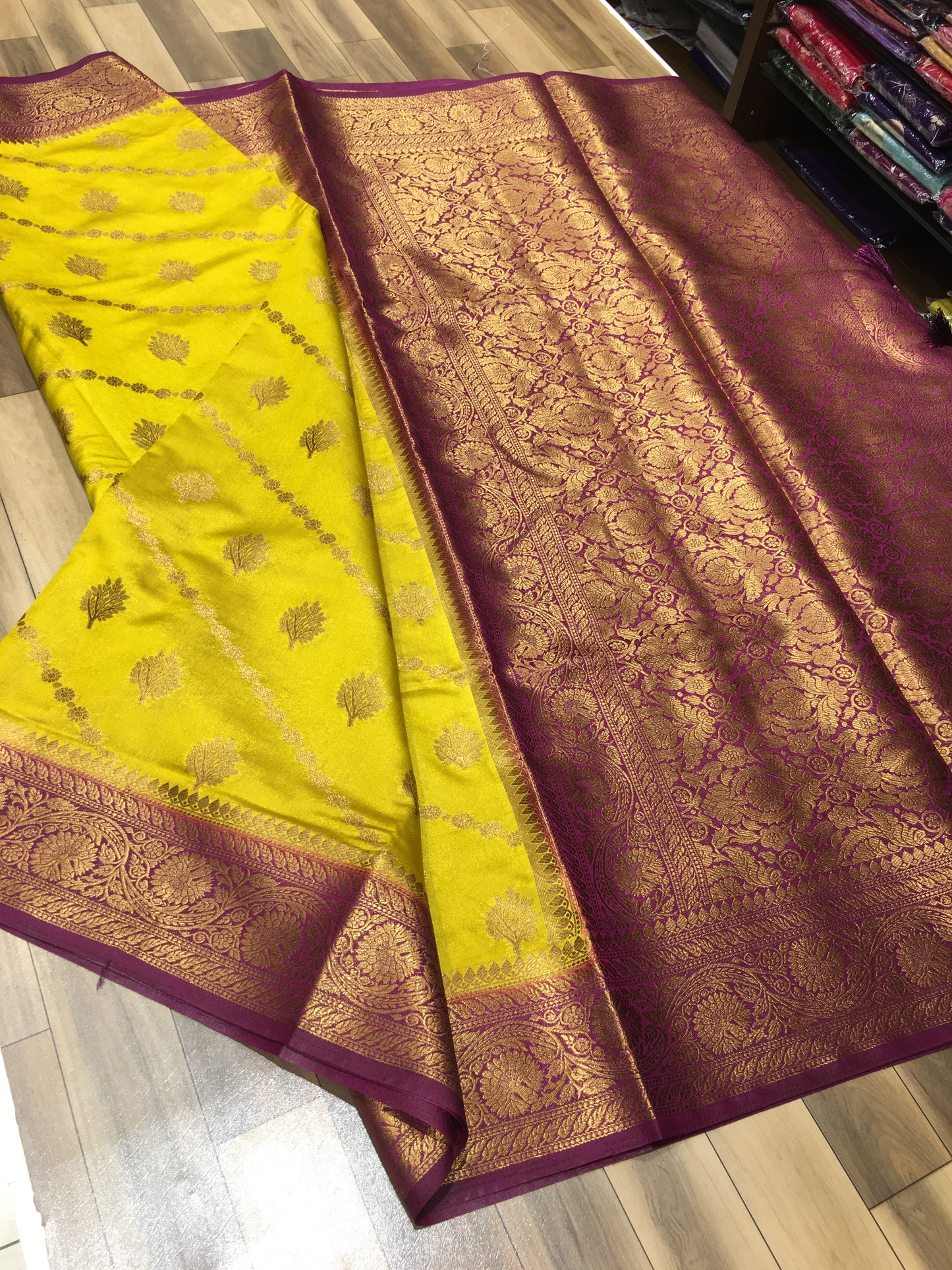 Raw silk saree