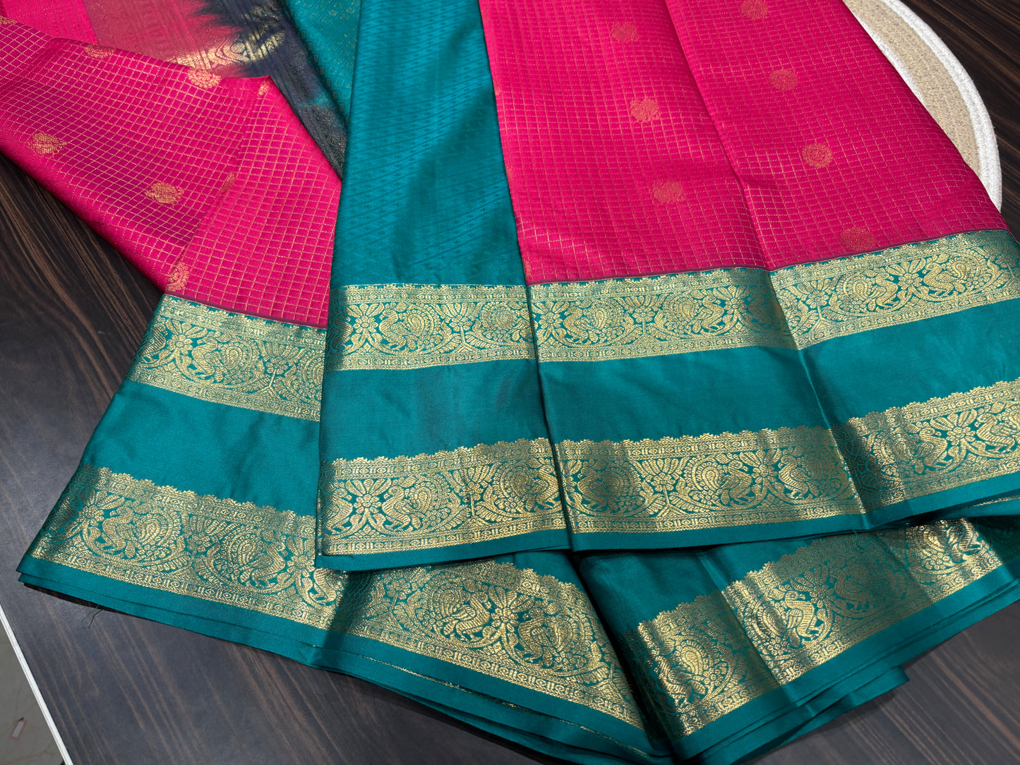 Semi Kanchipuram silk