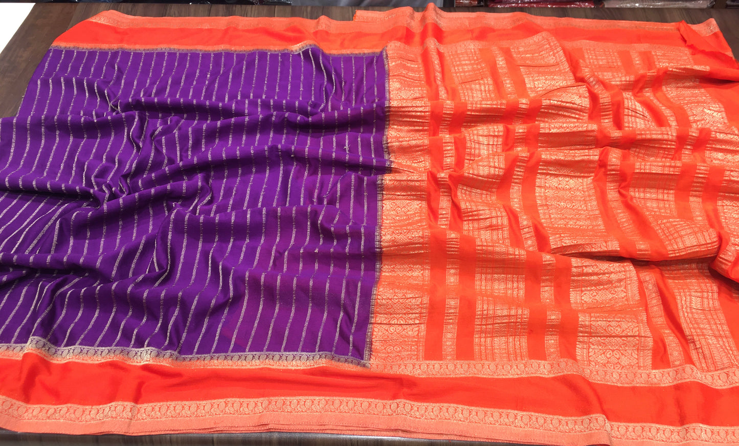 Semi Mysore Crape Silk