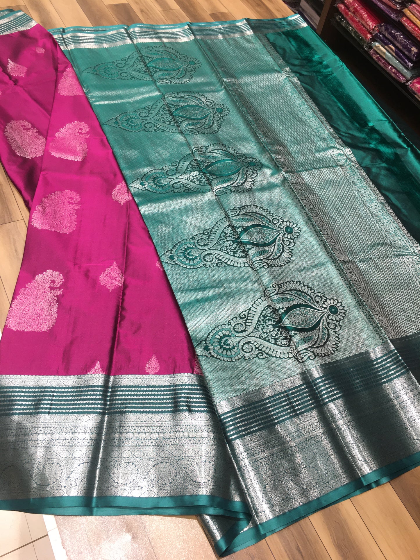 Semi Kanchipuram silk