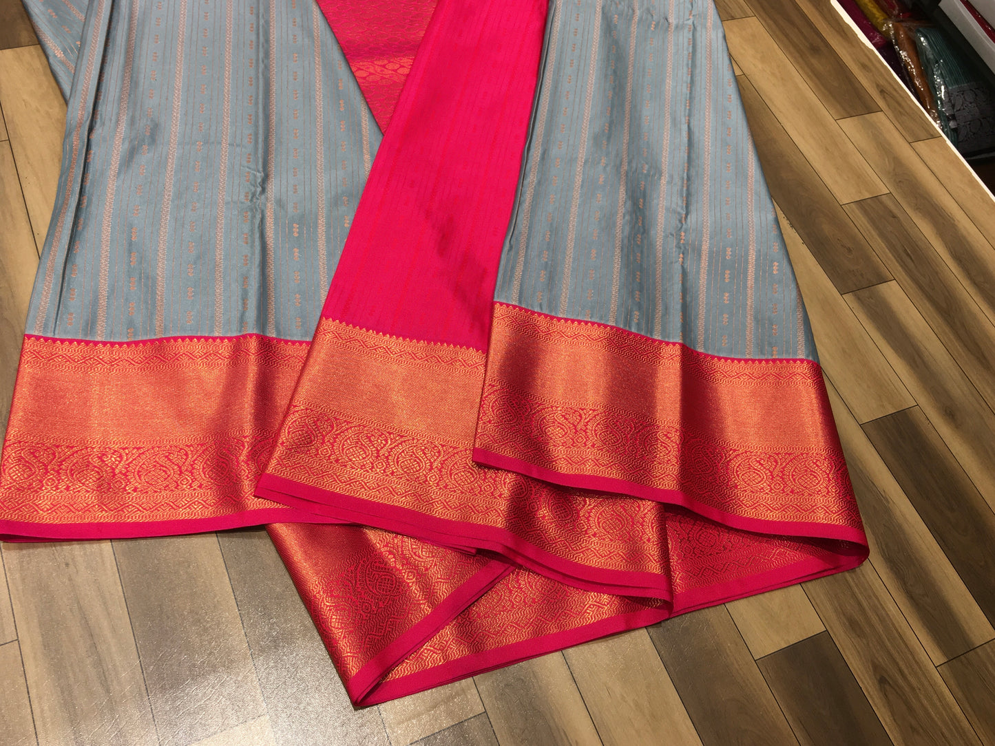 Semi Kanchipuram silk