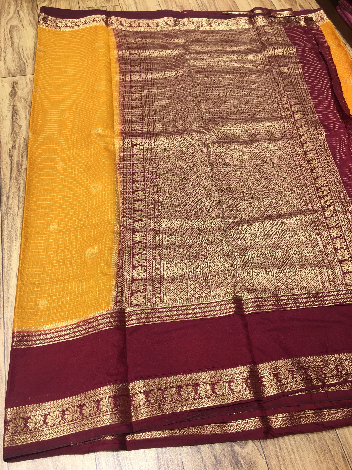 Semi Mysore Crape Silk