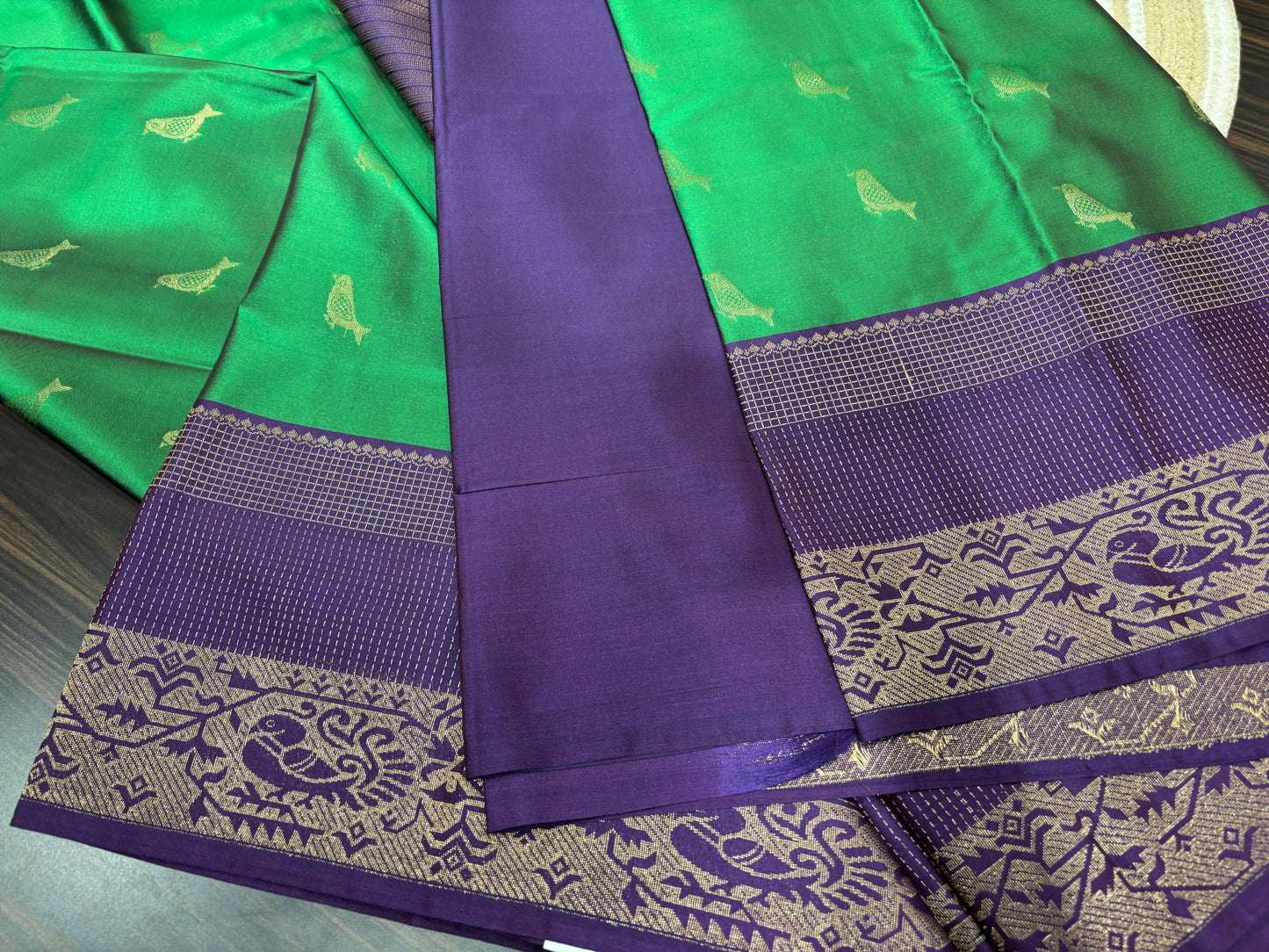 Semi Kanchipuram silk