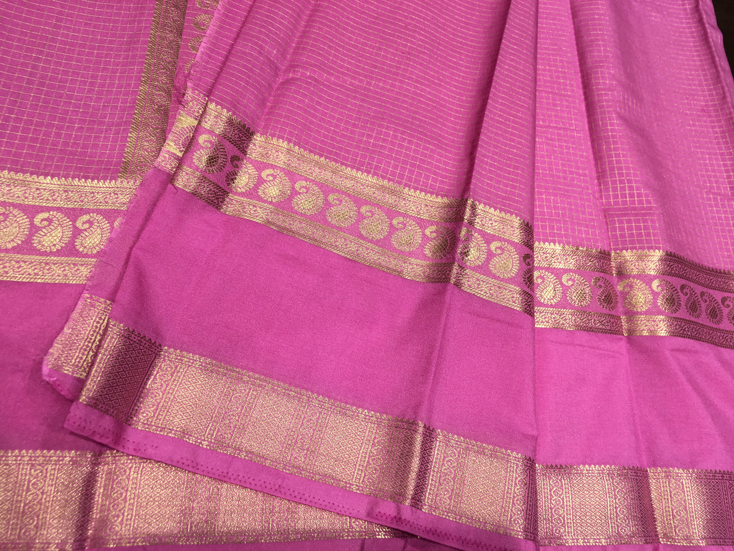 Semi Mysore Crape Silk