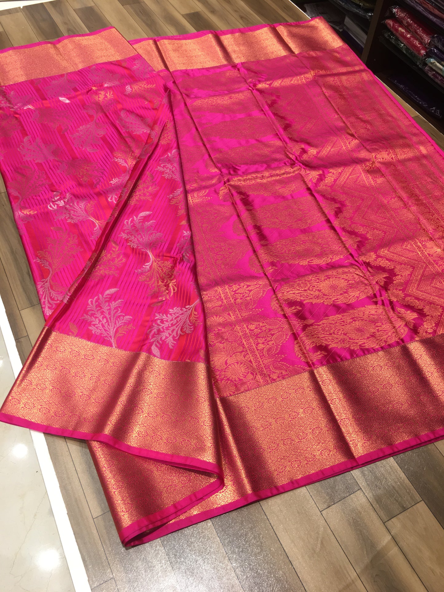 Semi Kanchipuram silk