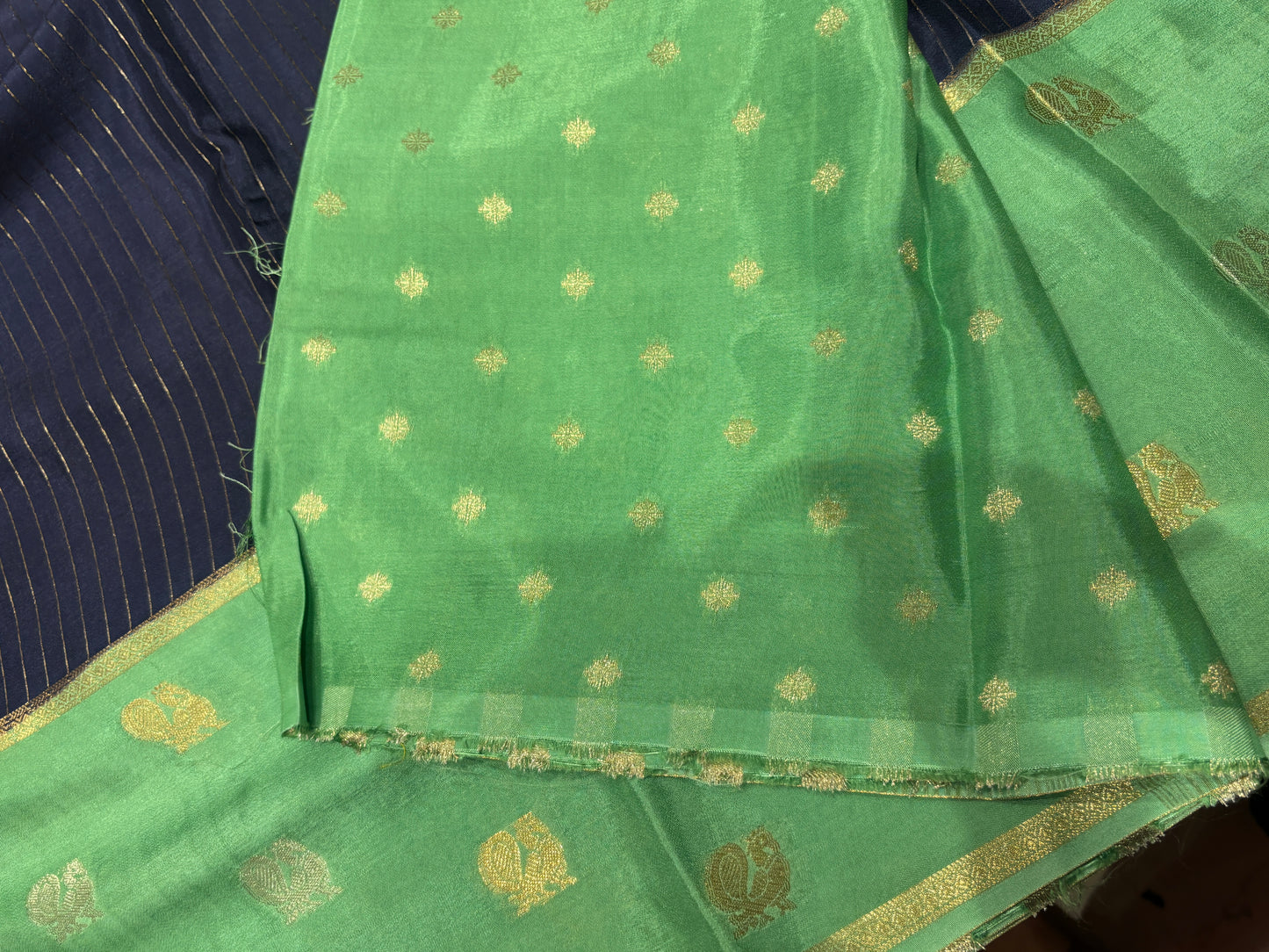 Semi Mysore crape saree