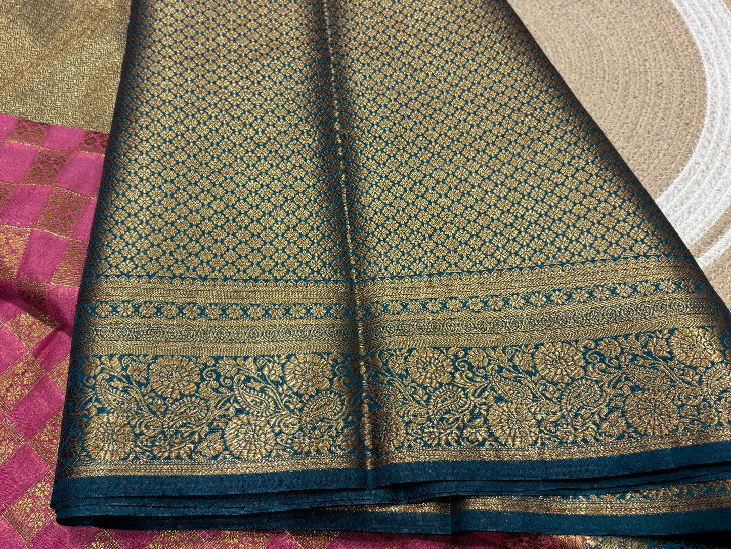 Raw silk saree