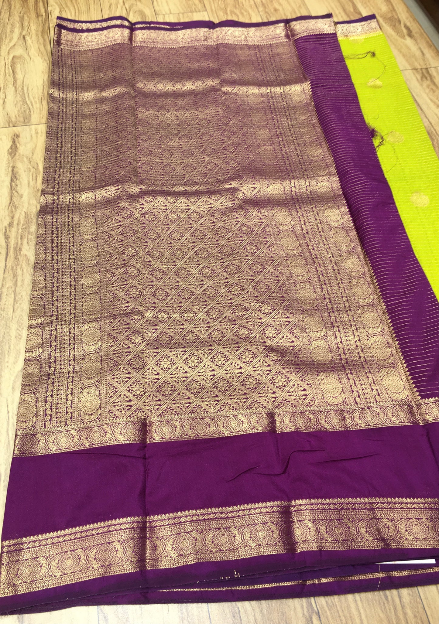 Semi Mysore Crape Silk